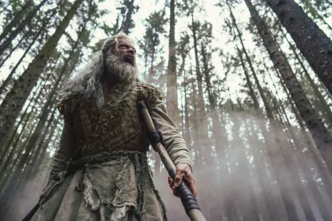 A24 Hugh Jackman stars in the new A24 film, a revisionist take on Robin Hoood that harks back to the original, dark medieval legend (Credit: A24)