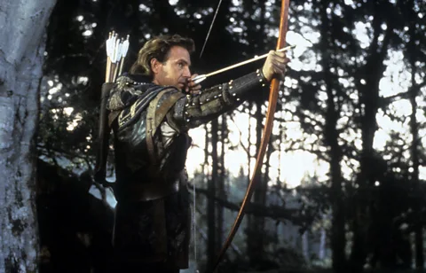 Getty Images On screen, actors from Douglas Fairbanks to Kevin Costner have played the part, and almost all follow the stereotypical image (Credit: Getty Images)