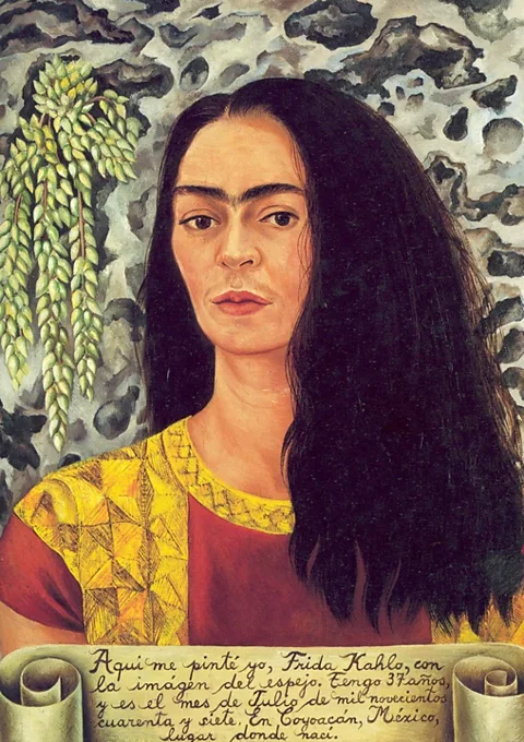 Private collection Self-Portrait with Loose Hair (1946) is one of 55 self-portraits painted by the artist during her lifetime (Credit: Private collection)
