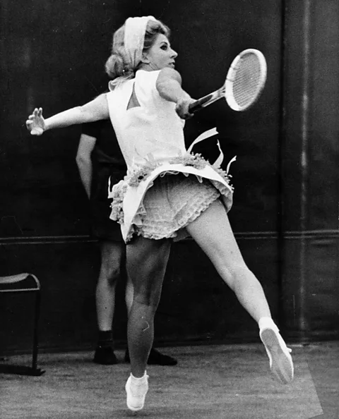 Alamy Eyebrows were raised in 1967 when Italian player Lea Pericoli wore a risqué outfit designed by tennis-style supremo Ted Tinling (Credit: Alamy)