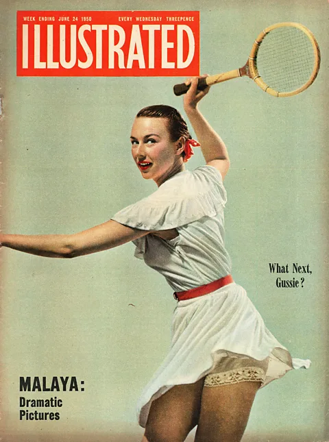 Alamy Back in 1949, US player Gussie Moran had caused a stir at Wimbledon when she wore lace-trimmed undershorts on court (Credit: Alamy)