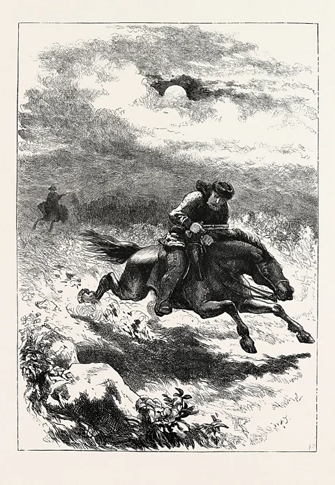 Alamy Revere was later hailed as a national hero for his "midnight ride" of 1775, when he rode ahead to warn patriots of the British army's advance (Credit: Alamy)