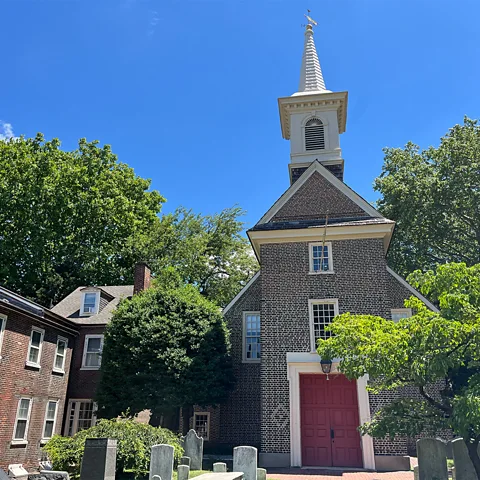 Eliot Stein Old Swedes Church is the oldest church in the US still used for worship in its original state (Credit: Eliot Stein)