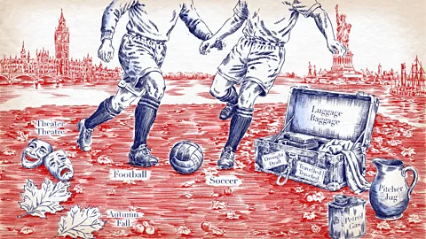 BBC/ Emmanuel Lafont As time passed, the meaning of words, and their connotations, changed, as the US adopted its own linguistic fashions (Credit: BBC/ Emmanuel Lafont)