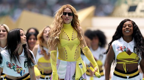 Shakira performs during the Opening Ceremony before the FIFA World Cup 2026 Group A match between Mexico and South Africa