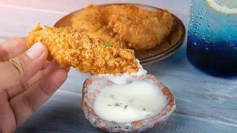 Alamy Ranch dressing has long been available overseas but this World Cup, fans are learning how to eat it like Americans (Credit: Alamy)