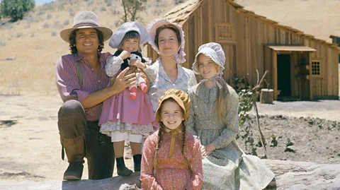 Getty Images Still of the family from the original Little House on the Prairie posing together (Image Credit: Getty Images)