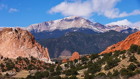 Alamy Upon arriving in Colorado Springs, Bates was soon inspired to summit the intimidating Pikes Peak (Credit: Alamy)