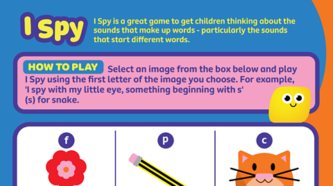 Have a go at our 'I Spy' game