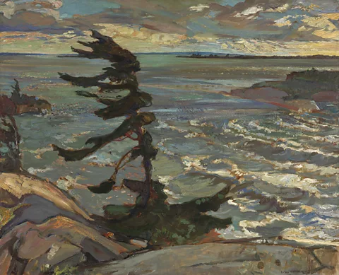 National Gallery of Canada The 1921 painting Stormy Weather, Georgian Bay by FH Varley embodied a spirit of Canadian modernity (Credit: National Gallery of Canada)