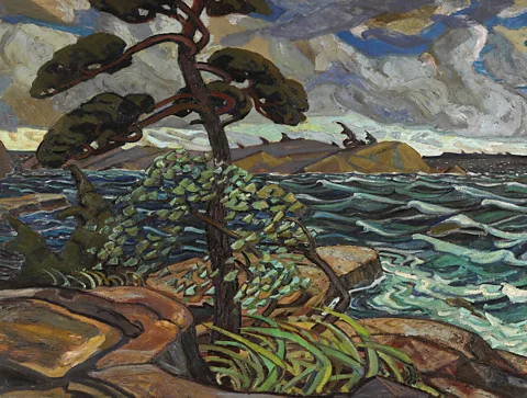 National Gallery of Canada A September Gale, Georgian Bay (1920) by Arthur Lismer captures a reverence for the outdoors (Credit: National Gallery of Canada)