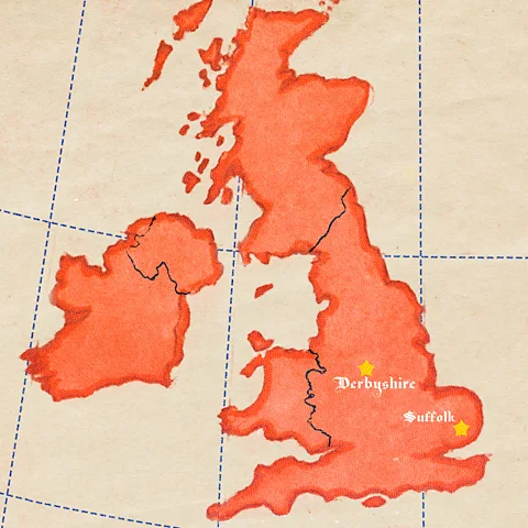 BBC/ Serenity Strull/ Getty Images Derbyshire and Suffolk are Molly and William’s home counties in England (Credit: BBC/ Serenity Strull/ Getty Images)