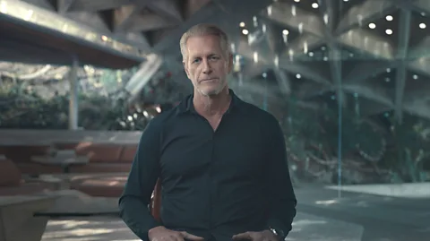 HBO Hoyt Richards being interviewed in Bring Me the Beauties, which he hopes will act as a warning for people about "cultic relationships" (Credit: HBO)