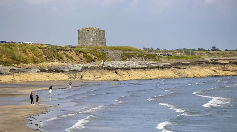 Balbriggan Beach is overlooked by the historic Martello Tower, one of a chain of defensive forts built along Ireland's east coast (Courtesy Fingal County Council)