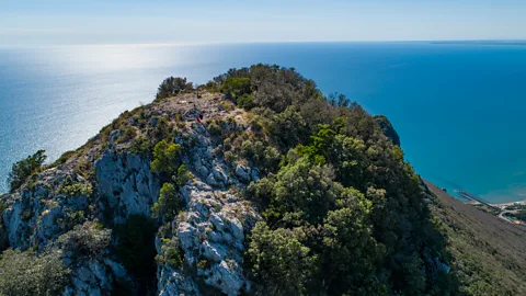Lorenzo Ceruleo Hikers can scale the summit of Mount Circeo and visit the Ancient Roman sanctuary dedicated to Circe (Credit: Lorenzo Ceruleo)