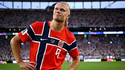 An image of Erling Haaland in his Norway strip at the 2026 FIFA World Cup