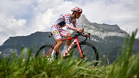 Getty Images Riders need to work out which of the various jerseys they are best-placed to compete for – like the polka-dot King of the mountains (Credit: Getty Images)