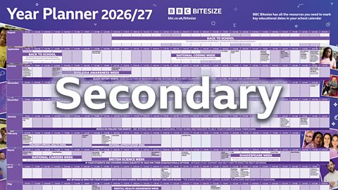 Secondary year planner