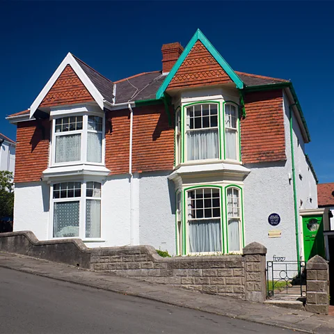 Alamy Thomas' childhood home is located in a suburb of Swansea (Credit: Alamy)