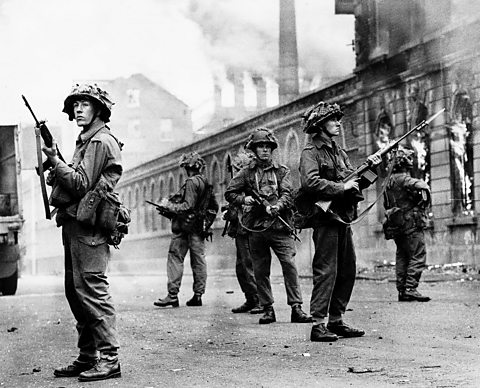 British soldiers in Northern Ireland, 1969.