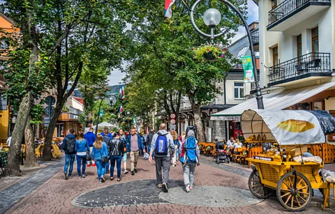 Alamy Lively Zakopane offers shops, restaurants and strategic access to public transport (Credit: Alamy)