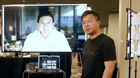 Nick Kwek Heygen, co-founded by Wayne Liang (pictured), can create an avatar off just a couple of minutes of footage of a real person (Credit: Nick Kwek)