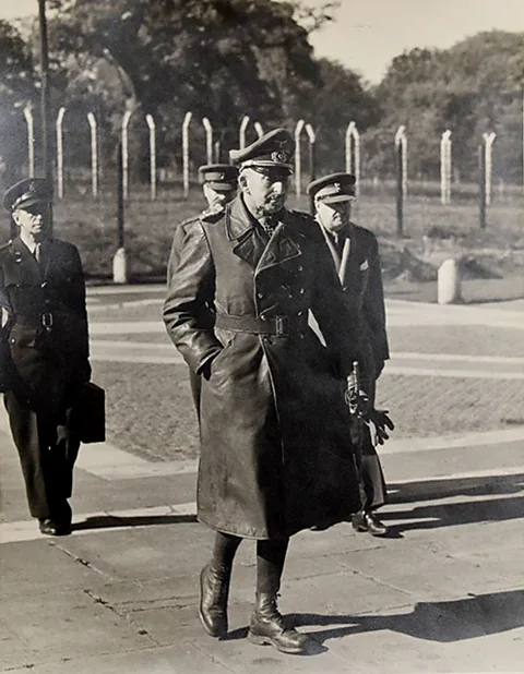 Houghton Hall Nazi General Hans-Jurgen von Arnim arriving at Trent Park in May 1943 (Credit: Houghton Hall)