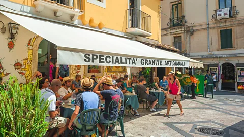 Alamy Modern Sicilian granita originated when Arabs blended snow from Mount Etna with natural flavours (Credit: Alamy)