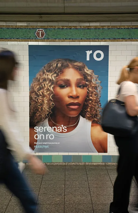 Ro Serena Williams promotes weight-loss drugs by Ro, which is also a firm her husband invests in (Credit: Ro)