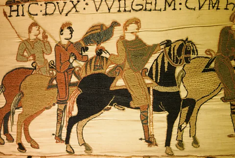 Alamy In the Bayeux Tapestry the horse of alpha male William reflects its owner's virility (Credit: Alamy)