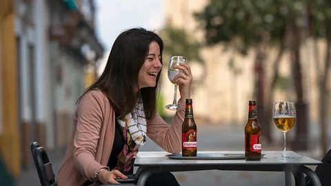 Getty Images The custom of sobremesa makes a simple meal a social event (Credit: Getty Images)