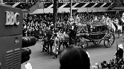 The Coronation of Queen Elizabeth II, broadcast live on 2 June 1953.