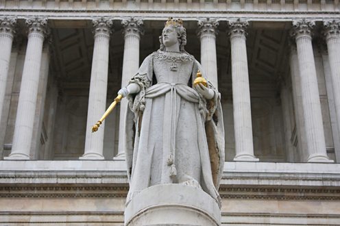 Queen Anne, the first monarch of Great Britain