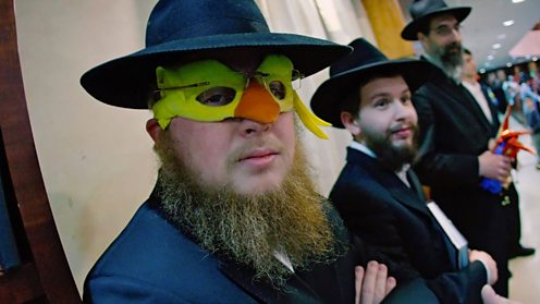 Celebrating the Jewish festival of Purim in the Moscow Jewish Community Centre
