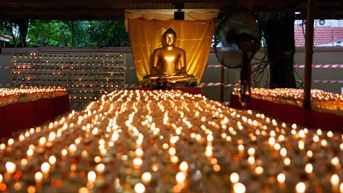 Buddha statue during Vesak in Kuala Lumpur, Malaysia