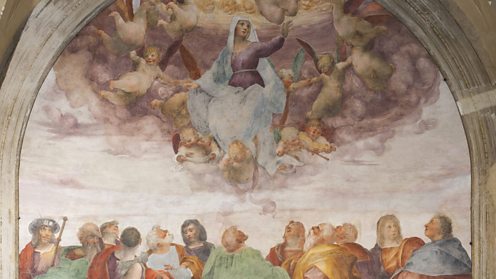 The Assumption of the Blessed Virgin Mary. Artist: Rosso Fiorentino (1495-1540)