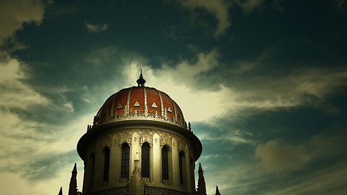 The Dome of the Shrine of the Báb in Haifa, Israel