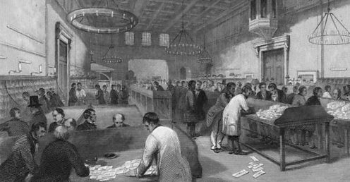 1844: The Inland letter Office at the GPO.