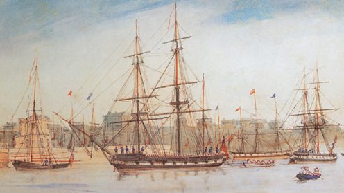 HMS Beagle was Darwin's home for five years