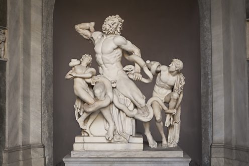 Laocoon and his sons statue