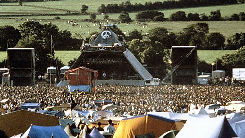The Pyramid Stage at Glastonbury 1994