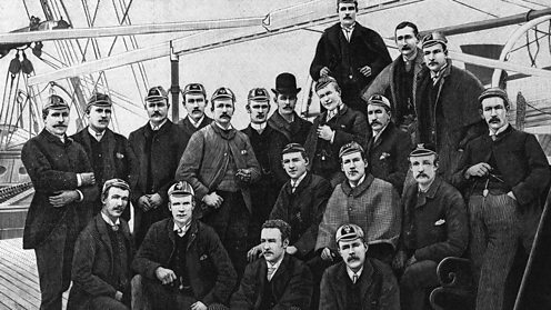 First England rugby team to go on tour 1888
