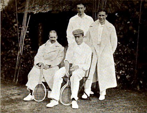 British and Belgium Davis Cup Teams 1904