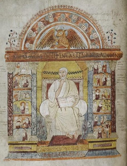 Page from the St Augustine gospels