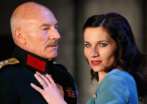 Patrick Stewart and Kate Fleetwood in Macbeth