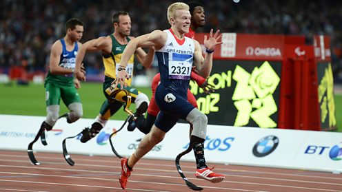 Jonnie Peacock 100m 2012 London Paralympics