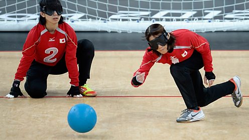 Paralympic goalball team from China