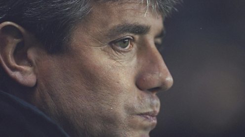 Kevin Keegan when managing Newcastle United during the 1996 title run-in.