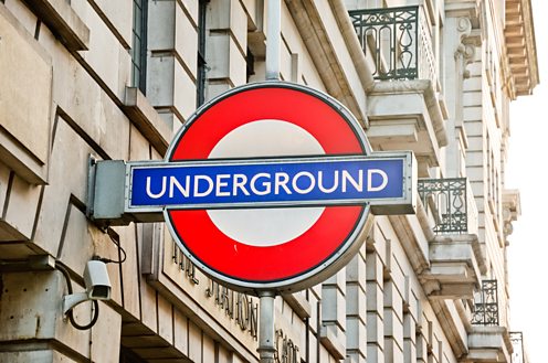 Tube sign