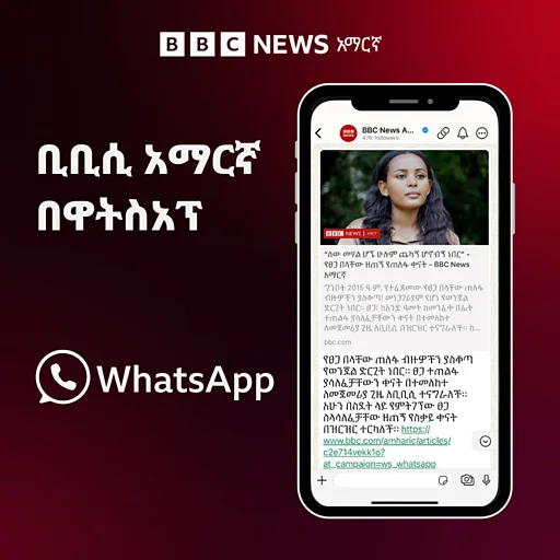 የቢቢሲ አማርኛ ዋትስአፕ ቻናል